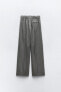 Фото #7 товара Широкие брюки с эластичным поясом ZARA