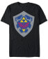 Фото #1 товара Nintendo Men's The Legend of Zelda Simple Shield Short Sleeve T-Shirt