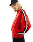 Фото #1 товара HUGO Dagonia logo track jacket in red