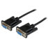 StarTech.com 2m Black DB9 RS232 Serial Null Modem Cable F/F - Black - 2 m - DB-9 - DB-9 - Female - Female