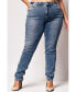 Фото #1 товара Plus Size High Rise Skinny Jeans