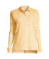 ფოტო #9 პროდუქტის Women's School Uniform Long Sleeve Interlock Polo Shirt