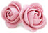 Фото #1 товара Серьги розоватые цветы пузетки