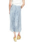 Фото #2 товара Women's Tonal-Print Pleated Midi Skirt