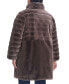 ფოტო #2 პროდუქტის Women's Plus Size Faux-Fur Coat