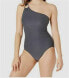 Фото #1 товара Michael Michael Kors Women's 182672 Iconic Solids One-Piece Swimsuit Size 6
