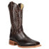 Фото #3 товара Justin Boots Lyle Square Toe Cowboy Mens Brown Casual Boots CJ2031