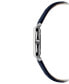ფოტო #2 პროდუქტის Women's Swiss Toccata Blue Leather Strap Watch 22.6x28.1mm