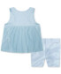 Фото #2 товара Toddler Girls 2-Pc. Prep In Your Step Shorts & Top Set