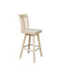 Фото #2 товара Высокий стул для бара International Concepts San Remo с вращением и автоматическим возвратом