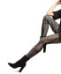 Фото #3 товара Women's Feather Lace Net Tights