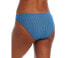 Shoshanna Womens Sea Ribbed Classic Bikini Bottom Swimwear Size Medium