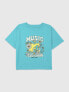 Фото #1 товара Kids MTV Spring Floral Graphic Boxy Crop Tee