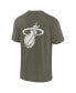 Фото #2 товара Men’s and Women Olive Miami Heat Elements Super Soft Short Sleeve T-Shirt