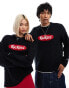 Kickers unisex classic knitted jumper with jacquard logo detail