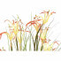 Фото #4 товара Декоративное растение DKD Home Decor 45 x 45 x 140 cm Металл Оранжевый Зеленый Бордовый PVC (2 штук)