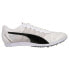 Фото #1 товара Puma Evospeed MidDistance Running Mens White Sneakers Athletic Shoes 194662-01