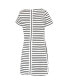 Women's White San Francisco 49ers Tri-Blend Jovanna Striped Dress