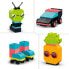 LEGO Classic Neon Kreativ-Bauset, Bausteine-Kiste Set & Classic Kreative Monster Kreativ-Set Steinen, Box mit Bausteinen für Kinder ab 4 Jahre, Konstruktionsspielzeug 11017
