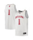 ფოტო #1 პროდუქტის Men's 1 Cream Indiana Hoosiers Swingman Team Basketball Jersey