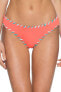 Becca by Rebecca Virtue 285145 Women's Camille Bikini Bottom Cabarnet , Size MD