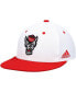 Фото #2 товара Men's White and Red NC State Wolfpack On-Field Baseball Fitted Hat