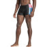 ADIDAS Block 3 Stripes swimming boxer Black / Lucid Pink / Blue Burst / Black, S - фото #2