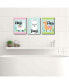 Фото #2 товара Whole Llama Fun - Wall Art - 7.5 x 10 in - Set of 3 Signs - Wash, Brush, Flush