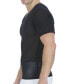 Фото #5 товара Men's Power Mesh Compression Short Sleeve V-Neck T-shirt