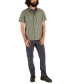 Фото #4 товара Men's Aerobora Patterned Button-Up Short-Sleeve Shirt