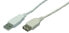 Фото #1 товара LogiLink 3m USB 2.0 - 3 m - USB A - USB A - USB 2.0 - Male/Female - Grey