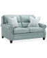 Фото #1 товара CLOSEOUT! Marick 67" Leather Roll Arm Loveseat, Created for Macy's