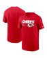 Фото #1 товара Men's Red Kansas City Chiefs Division Essential T-shirt