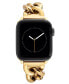 Фото #1 товара Ремешок для часов Anne Klein Gold-Tone Alloy Chain Bracelet Совместимый с Apple Watch 42/44/45/Ultra/Ultra 2