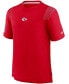 Фото #3 товара Men's Red Kansas City Chiefs Sideline Player UV Performance T-shirt