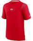 ფოტო #3 პროდუქტის Men's Red Kansas City Chiefs Sideline Player UV Performance T-shirt