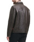ფოტო #2 პროდუქტის Men's Faux Leather Zip-Front Jacket
