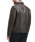 Фото #2 товара Men's Faux Leather Zip-Front Jacket