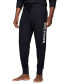 Фото #1 товара Men's Thermal Logo Jogger Pajama Pants