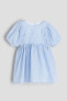 Фото #1 товара Детское платье из хлопкового вафельного материала H&M Pamuklu Gofre