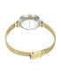 ფოტო #2 პროდუქტის Women's Classic Gold-Tone Stainless Steel Mesh Watch 32mm