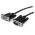 Фото #9 товара StarTech.com 0.5m Black Straight Through DB9 RS232 Serial Cable - M/F - Black - 0.5 m - DB-9 - DB-9 - Male - Female