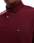 Tommy Hilfiger Long Sleeve Regular Polo Shirt in Dark Red Красный, S - 45-48 - фото #4