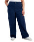 Фото #1 товара Trendy Plus Size Relaxed-Fit Straight-Leg Cargo Pants
