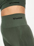 Hummel seamless lift and shape leggings in dark green