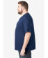 Фото #2 товара Big & Tall by KingSize Heavyweight Pocket V-Neck Tee