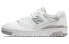 Фото #1 товара Кроссовки женские New Balance NB 550 BB Ударопоглощающие & антискользящие Кроссовки антиквария седой/белый