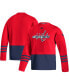 Фото #2 товара Men's Red Washington Capitals Logo Aeroready Pullover Sweater