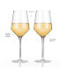 Фото #3 товара Raye Angled Crystal Chardonnay Wine Glasses, Set of 2, 13 Oz