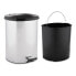 Pedal bin Silver Plastic 11 L (26 x 33 x 30 cm)